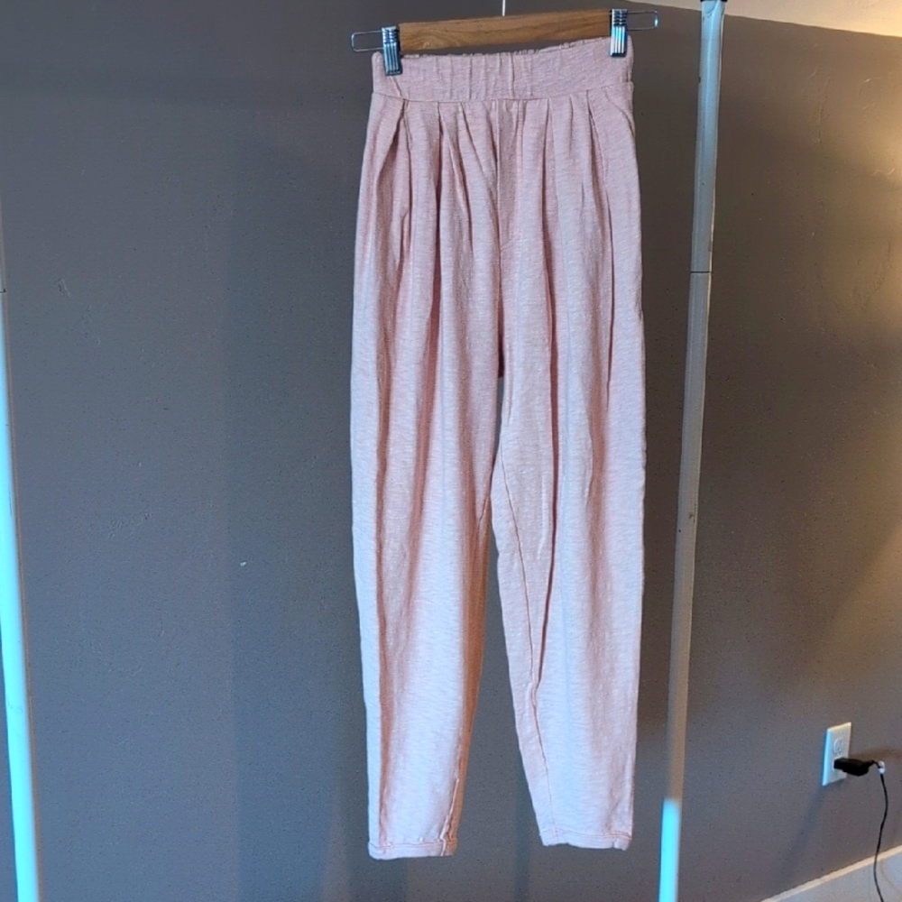 Free People Beach Light Pink Jogger Sweatpants